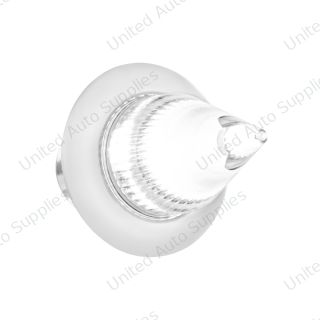 4 LED Dual Function 3/4" Mini Spike Auxiliary/Utility Light With SS Bezel - White LED/Clear Lens