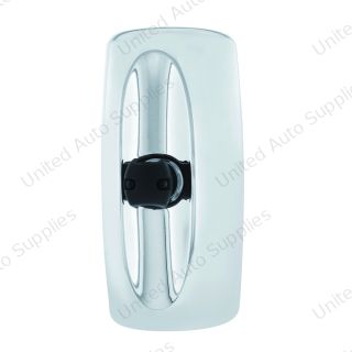 Chrome Main Mirror Head For Freightliner M2 - Fits LH & RH, Non Heated, Non Power Adjust