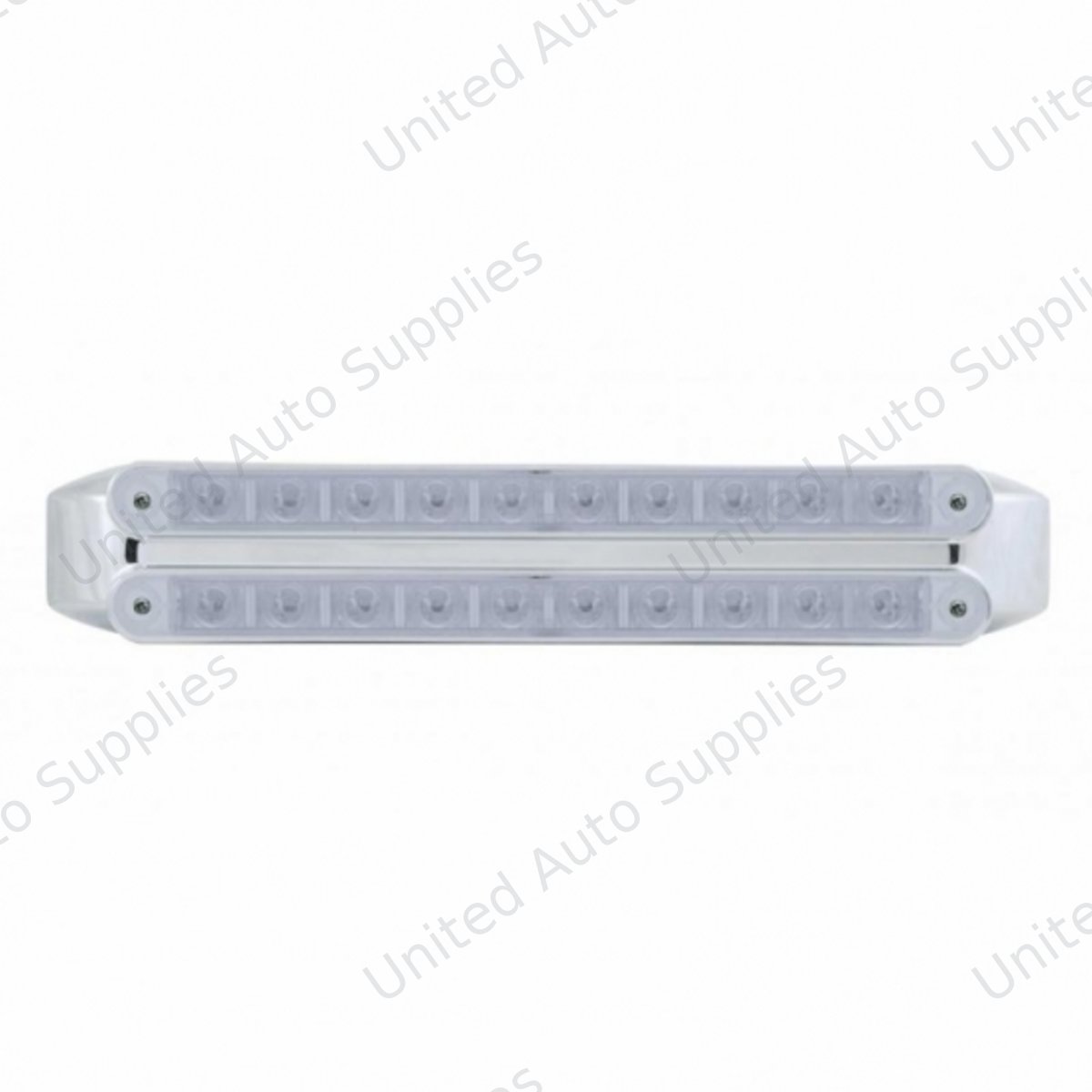 Dual 10 LED 9" Light Bars (Stop, Turn & Tail) - Red LED/Clear Lens