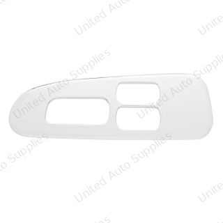 Chrome Plastic Window Switch Trim For 2008+ Peterbilt 389/388- Driver (3 Openings)