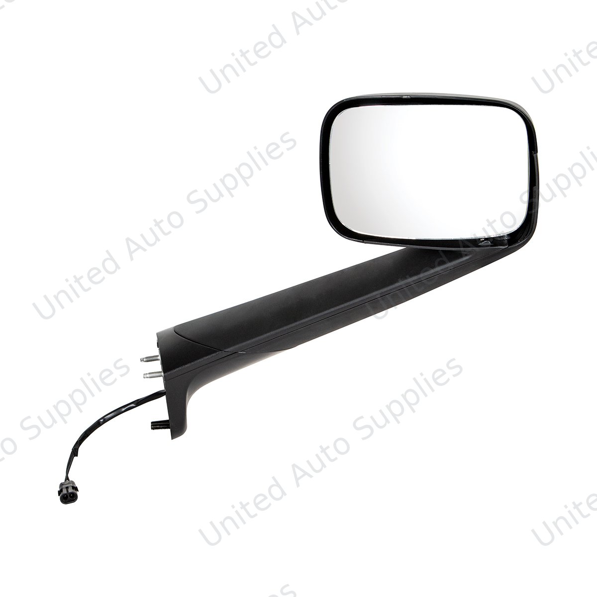 Black Hood Mirror With Heated Lens For 2018-2026 Freightliner Cascadia - Passenger