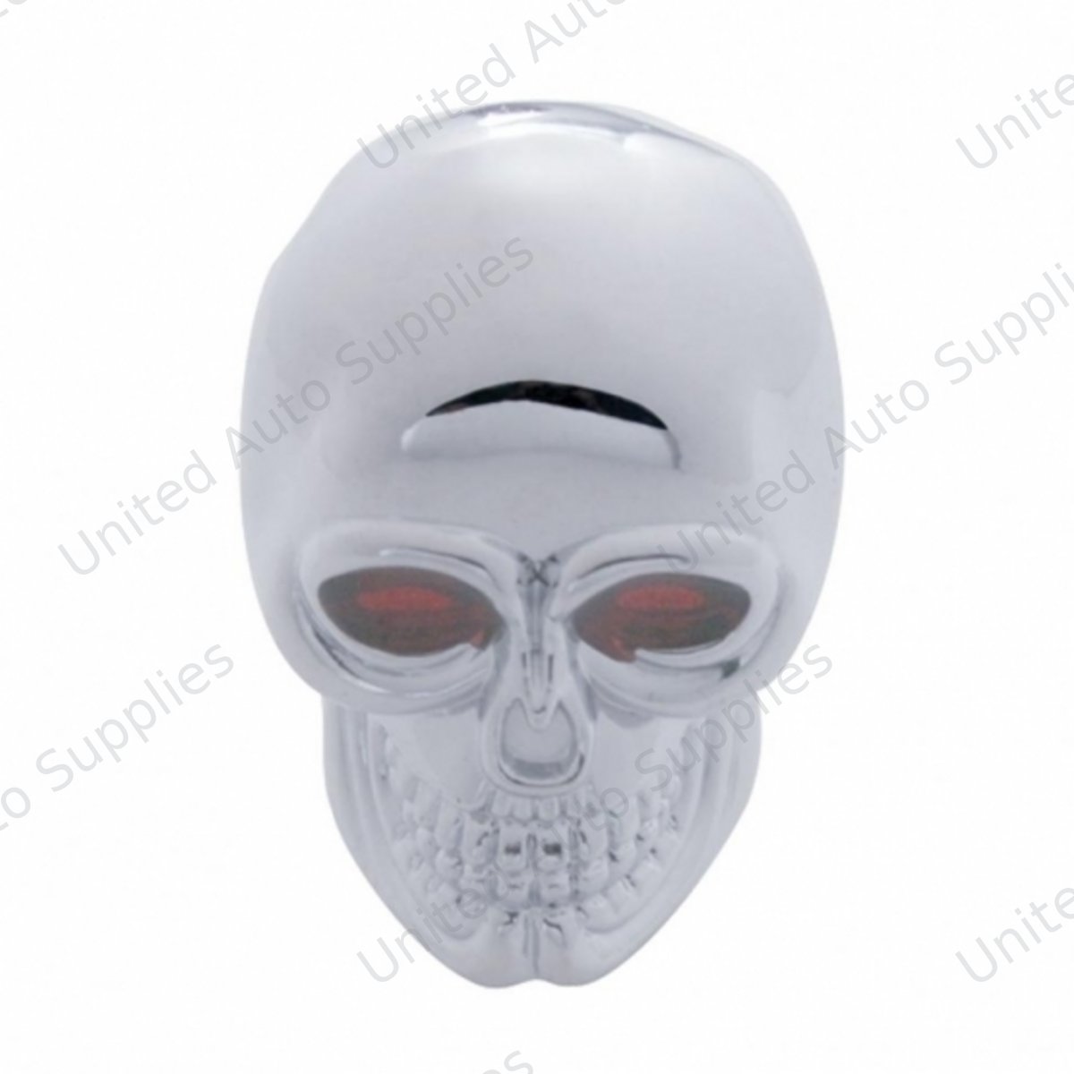 Plastic Skull Gearshift Knob - Chrome