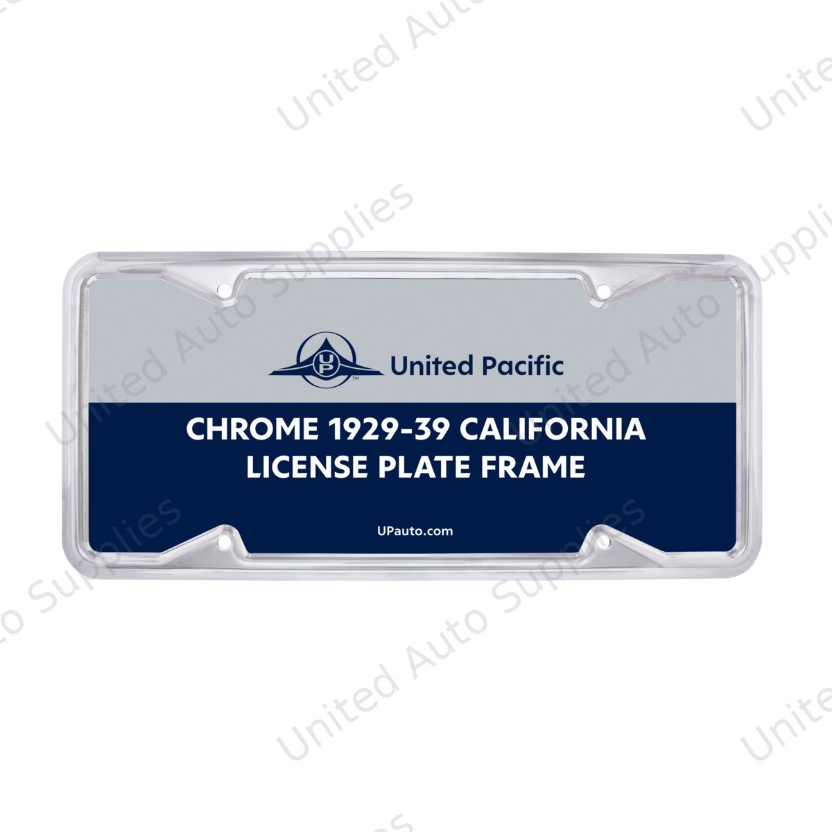 Chrome 1929-39 California License Plate Frame
