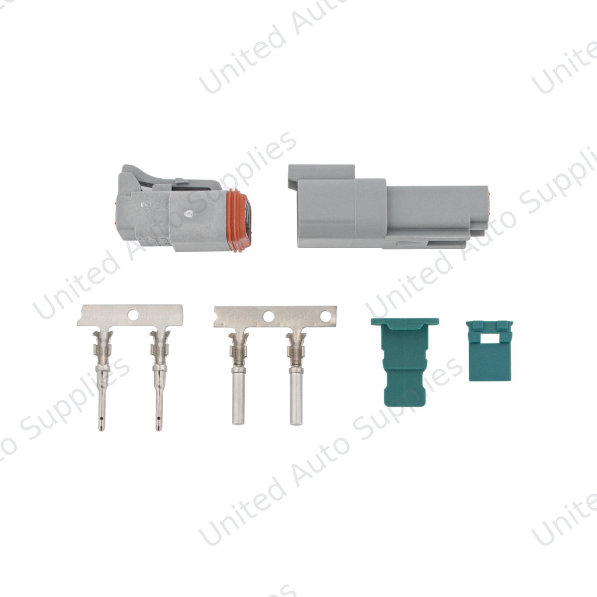 2-Wire Deutsch Style Amphenol AT Connector Project Kit 8 Pcs