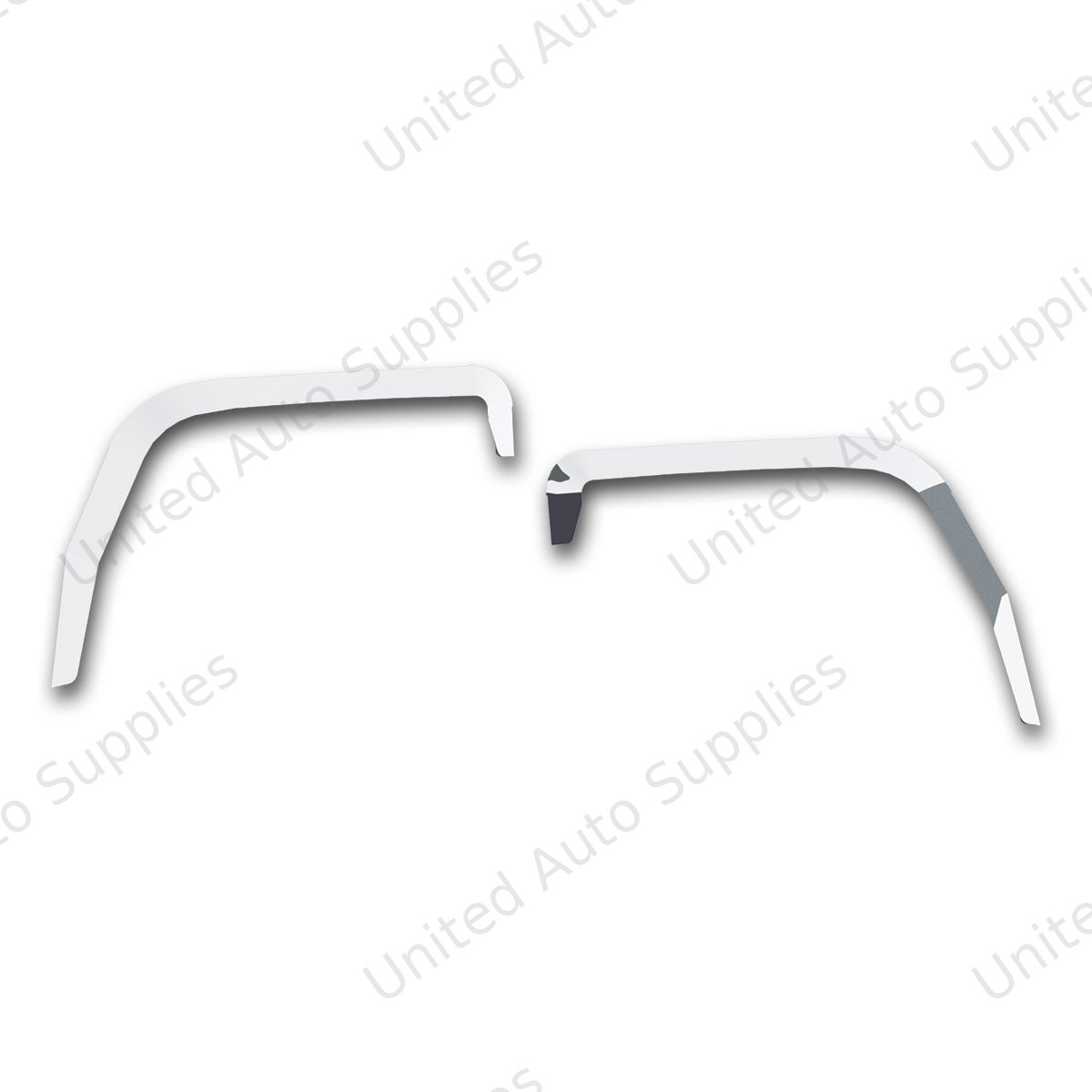 Stainless Door Window Vent Visor For Peterbilt 567/579 & Kenworth T680/T880 (Pair)