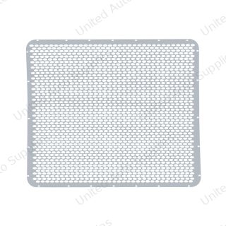 304 Stainless Grille Mesh For Peterbilt 379 With Extended Hood - Alternating Oval Holes