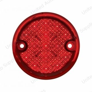 15 LED 3" Reflector Series 4 Light Only For Double Face Light Housing - Red LED/Red Lens (Bulk)