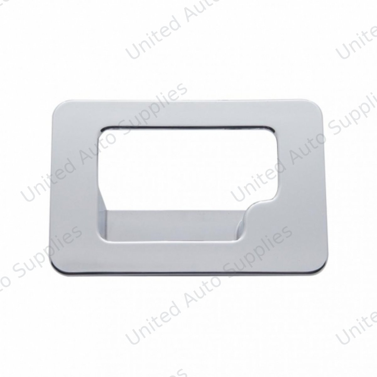 Chrome Plastic Glove Box Latch Trim For Peterbilt 389 (2008+), 387 (2001-2010), & Kenworth T600 (2002-2006)
