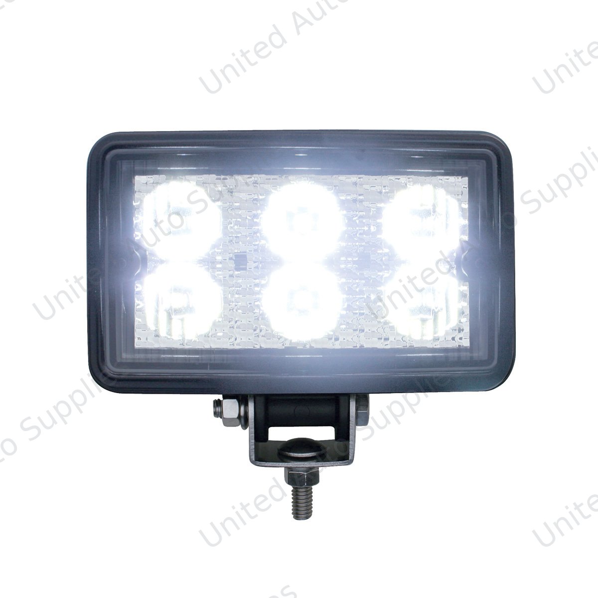 6 High Power 3 Watt LED Rectangular Work Light (Retail)