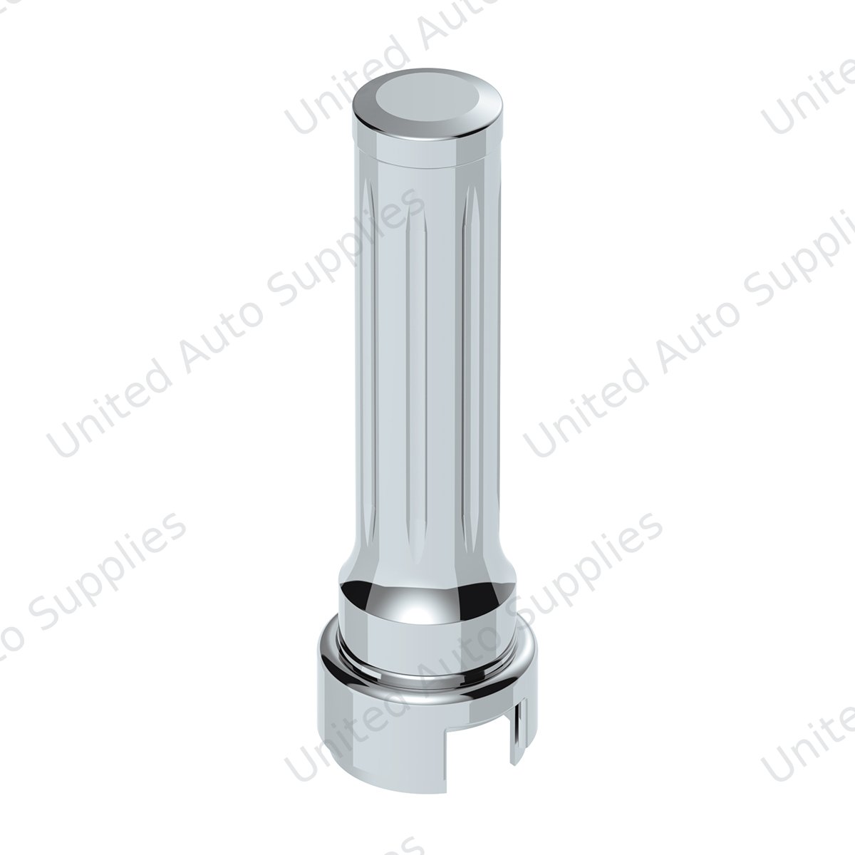 Thread-On Dallas Gearshift Knob With 13/15/18 Speed Adapter - Chrome/Vertical