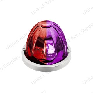 Double Fury 4 LED Dual Function Glass Watermelon Light -Red & Purple LED