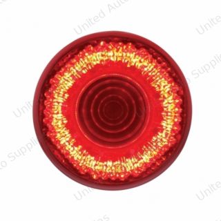 Mirage 9 LED 2" Round Clearance/Marker Light - Red LED/Red Lens