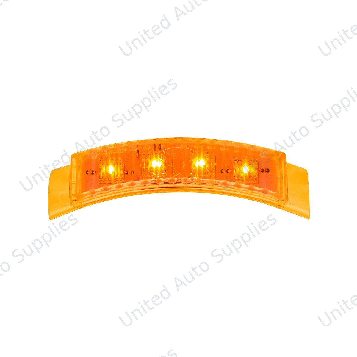 4 LED Dual Function Headlight Turn Signal Light - Amber LED/Amber Lens (Bulk)