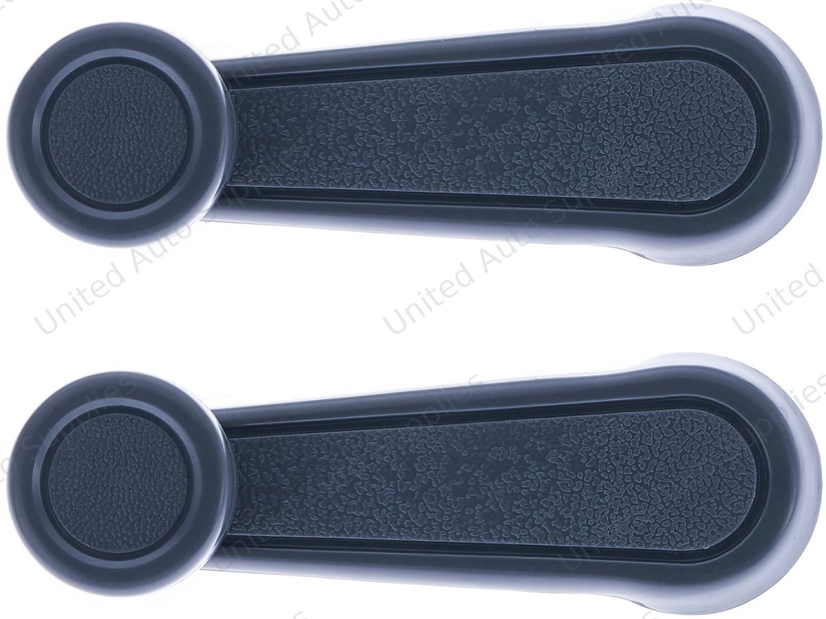 Window Crank Handle (2pcs) Plastic, Metal Gray for 1984-2026 Toyota Land Cruiser; 1990-1992 Daihatsu Rocky