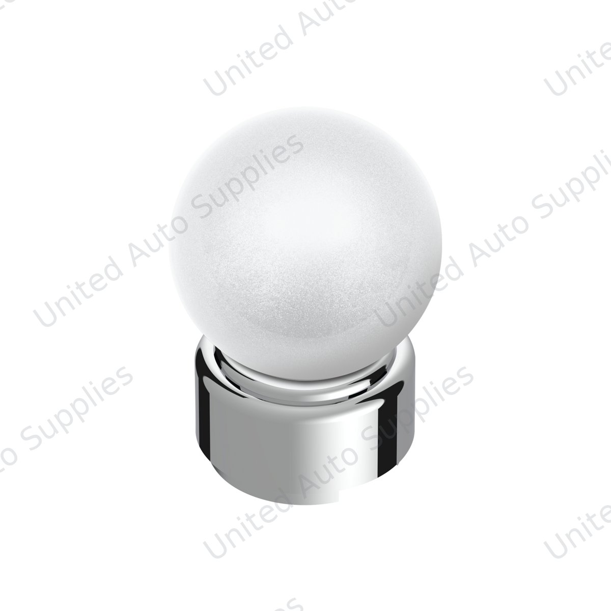 Thread-On Bristol Gearshift Knob with 9/10 Speed Adapter-Pearl White