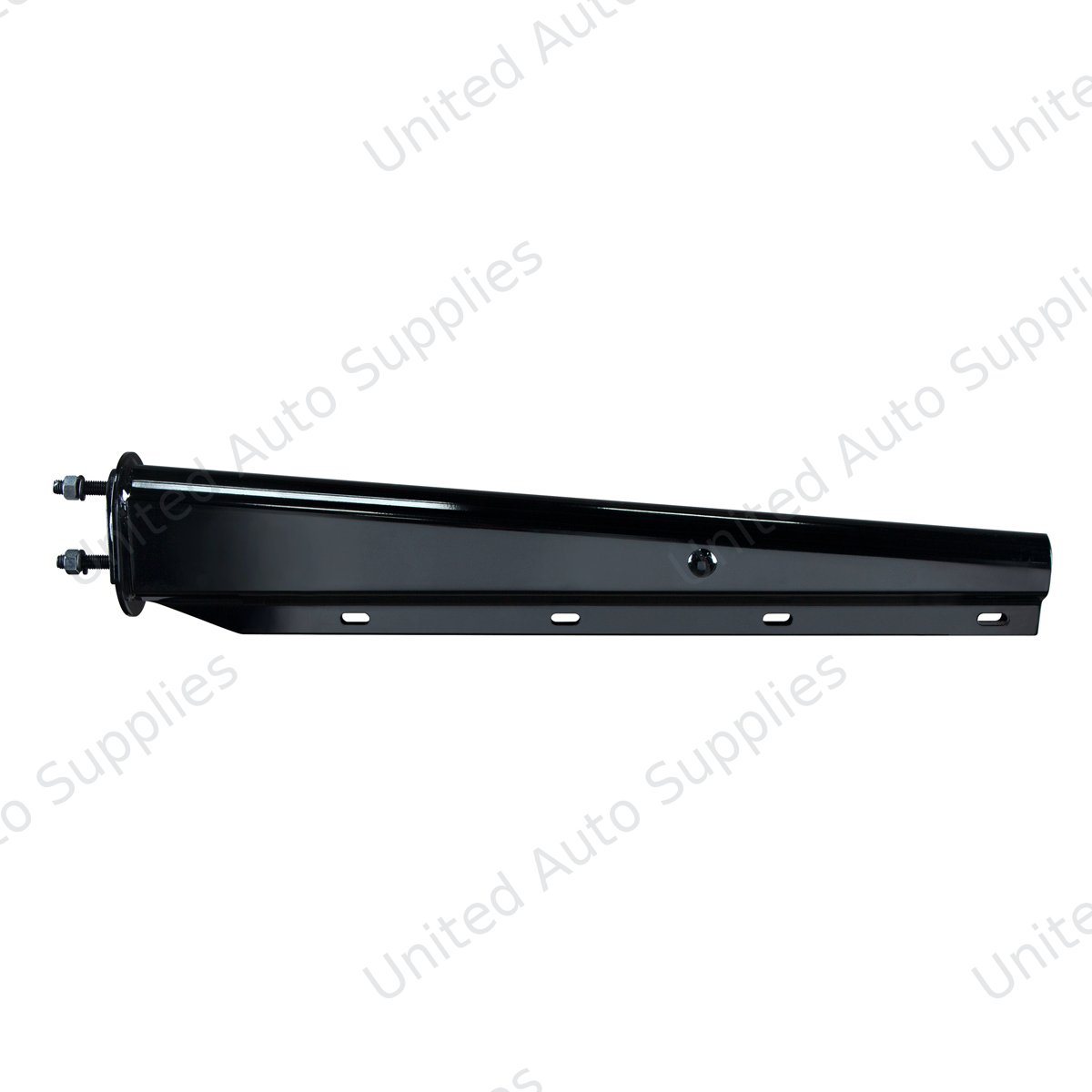 30" Black Heavy Duty Mud Flap Hangers - 2.5" Bolt Pattern (Pair)