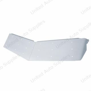 14" Stainless Ultra Cab Drop Sunvisor For 2002+ Peterbilt 379