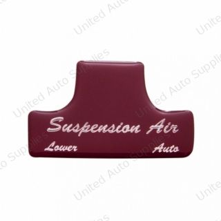"Suspension Air" Switch Guard Sticker Only - Candy Red