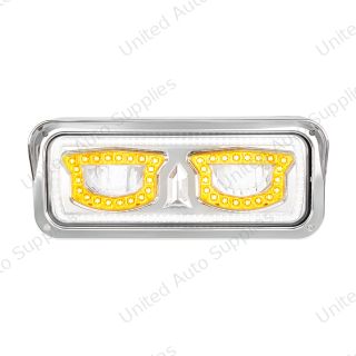 High Power Chrome LED Headlight With Turn Signal And Position Light-Passenger