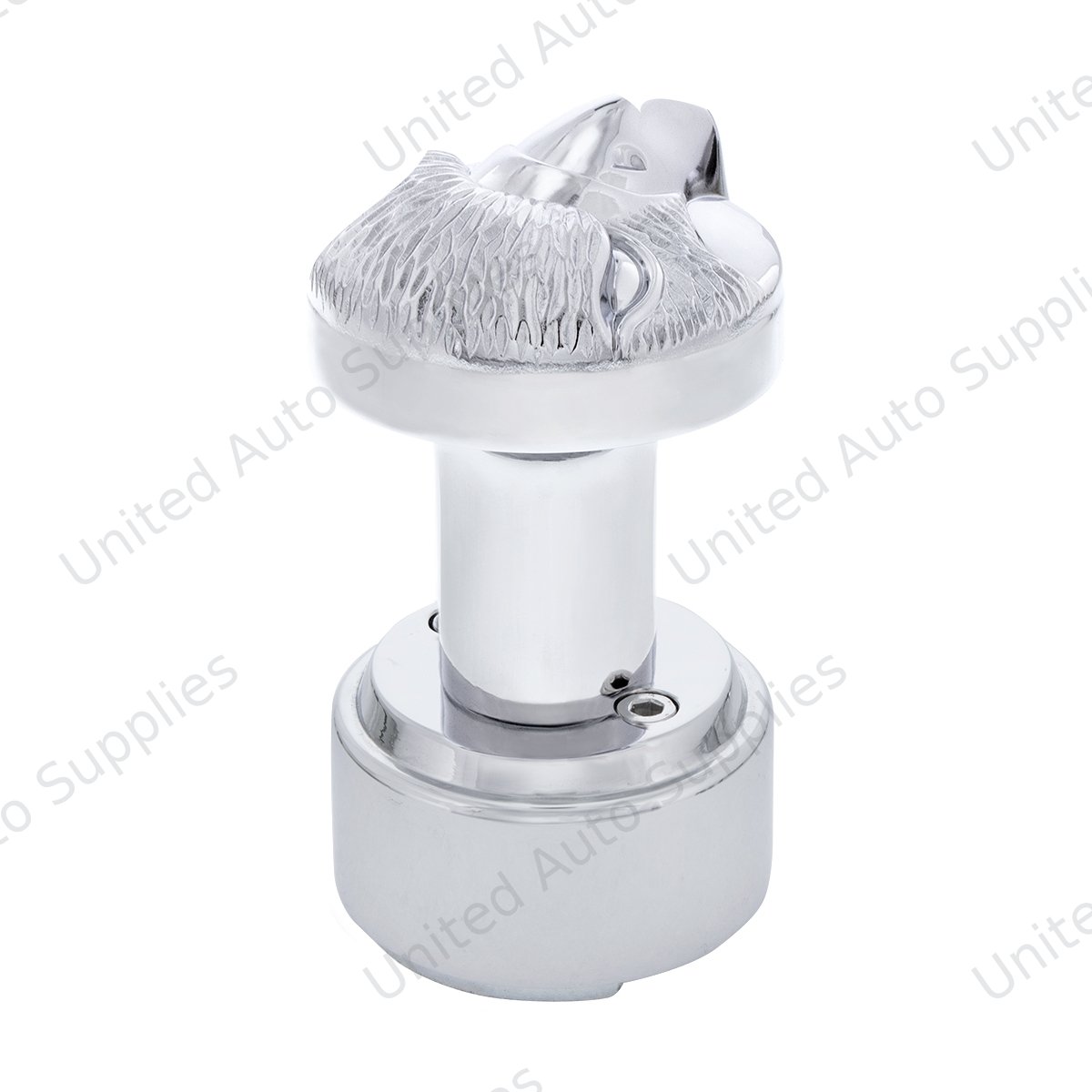 Eagle Thread-On Shift Knob & Adapter For Eaton Fuller Style 9/10 Shifter - Chrome