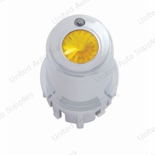 Center A/C Control Knob For 2006+ Kenworth - Amber Crystal