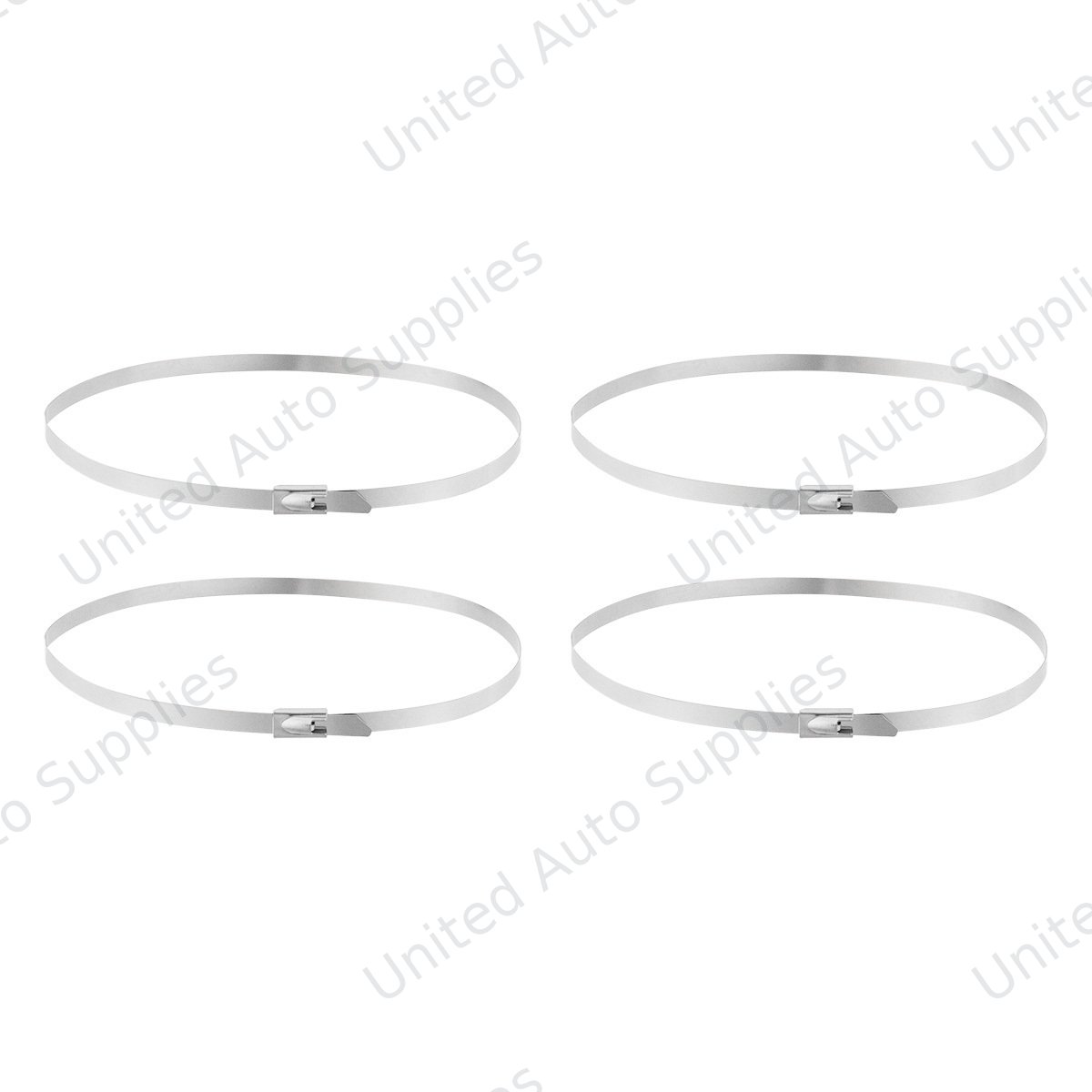 14" Stainless Locking Cable Ties (4-Pack)