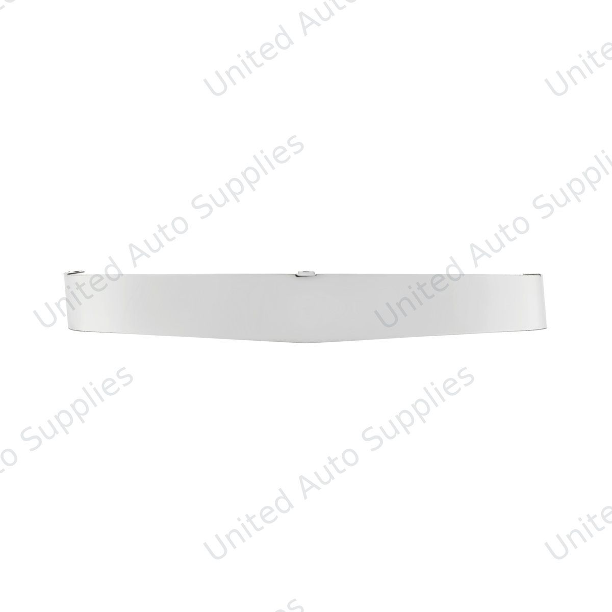 14-3/4" Wide Stainless Steel Visor For Dual 4" X 6" Headlight, Smooth Style
