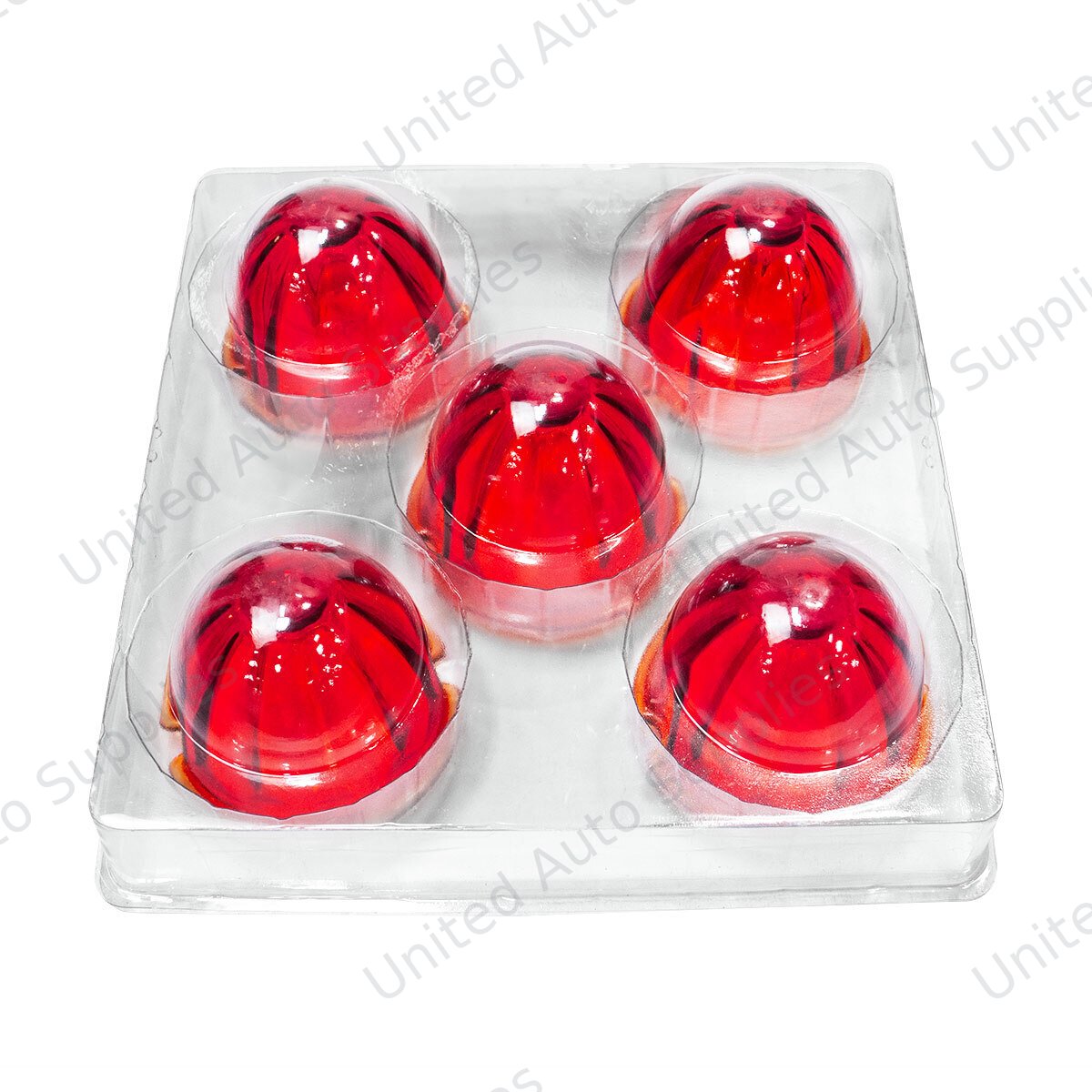 Watermelon Glass Marker Light Lens - Red (5 Pcs)
