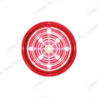 9 LED Mini Bullet Light Insert - Red LED/Red Lens (Bulk)