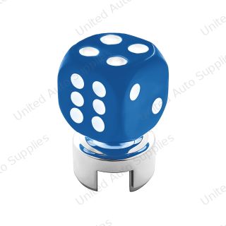 Blue Dice Gearshift Knob With 13/15/18 Speed Adapter
