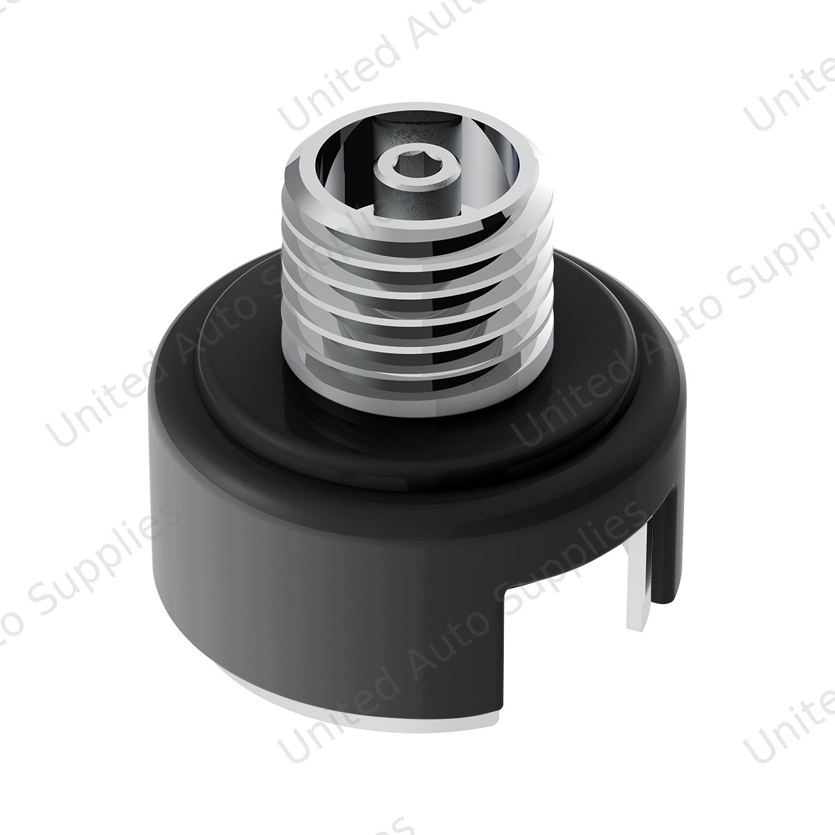 M30X3.5 Thread-On Shift Knob Mounting Adapter For Eaton Fuller Style 13/15/18 Shifter - Matte Black