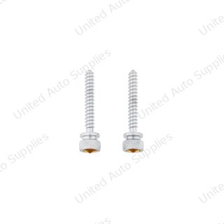 Chrome Long Dash Screw With Copper Crystal For Freightliner (2-Pack)
