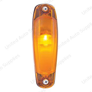 2 LED Cab Light For 2018-2026 Freightliner Cascadia - Amber LED/Amber Lens