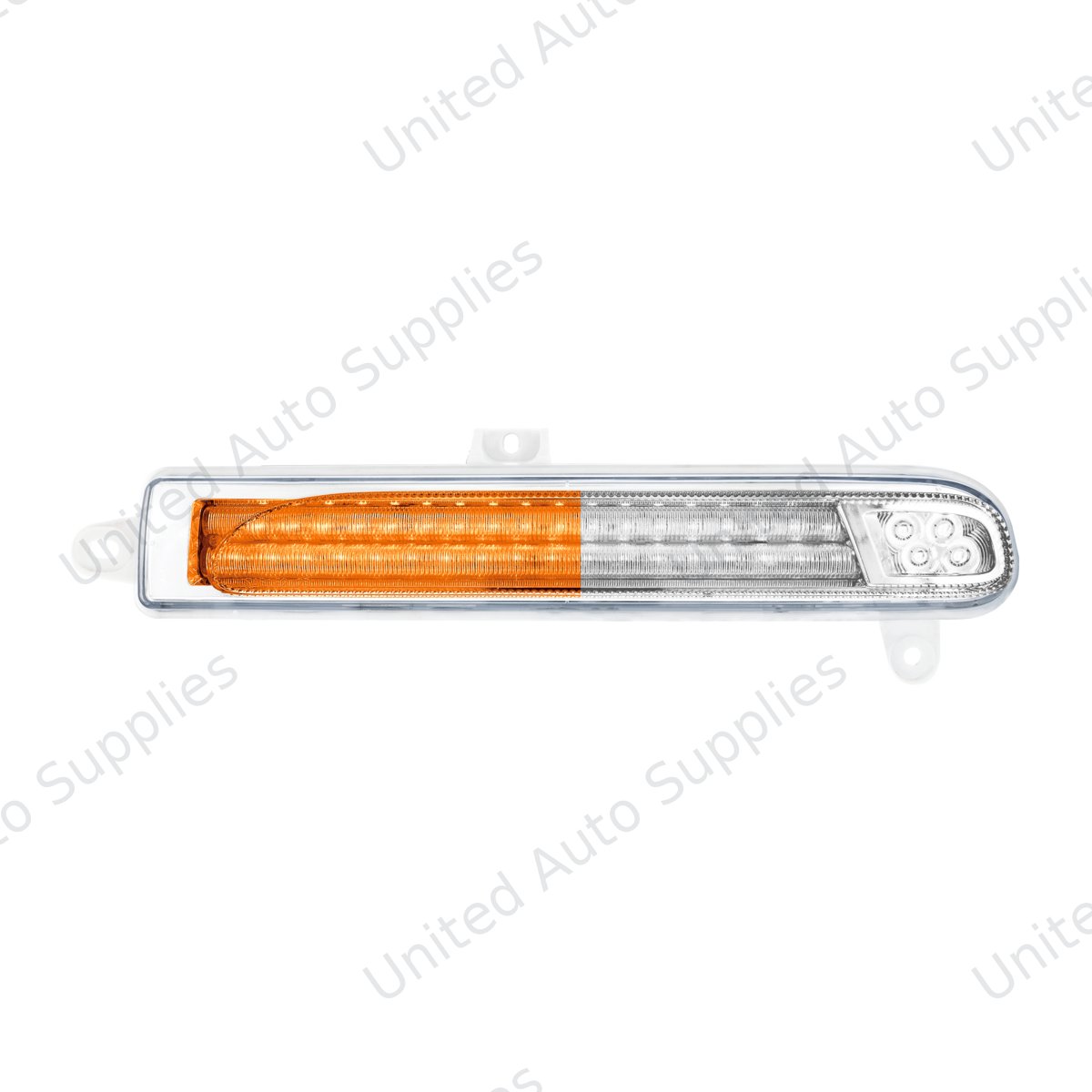 Double Fury 78 LED Turn Signal Light For 2008-2024 Peterbilt 389-Amber & White,Passenger