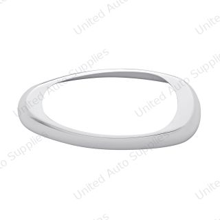 Chrome Plastic Sleeper Fairing Light Bezel For Freightliner Century/Columbia/Coronado