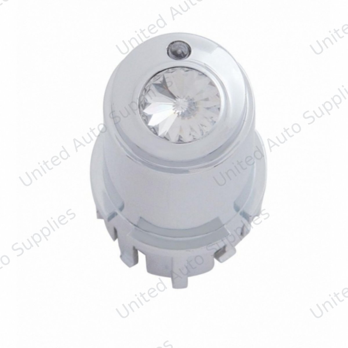 Center A/C Control Knob For 2006+ Kenworth - Clear Crystal
