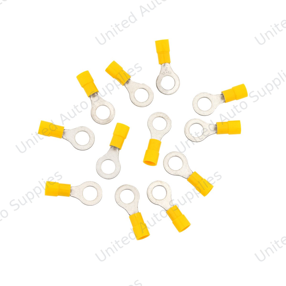 12-10 AWG 5/16" Stud Vinyl Ring Terminal (12-Pack)