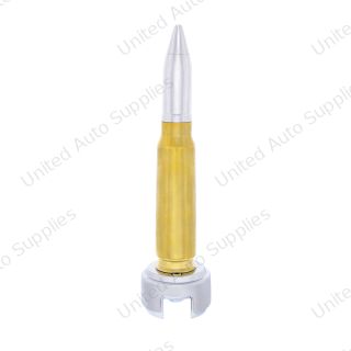 50 Caliber Bullet Style Thread-On Gearshift Knob With 13/15/18 Speed Adapter