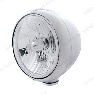 Stainless Steel Guide 682-C Style Headlight Crystal H4 Bulb