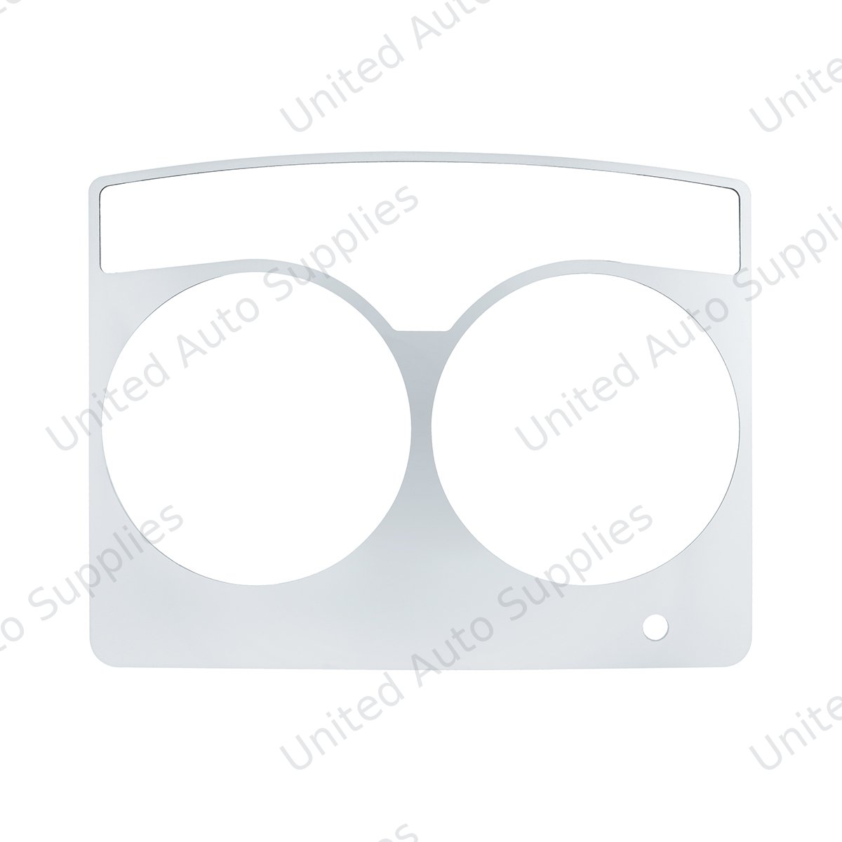Stainless Speed/Tachometer Dash Panel Trim For 2006+ Kenworth W900, T800, & C500
