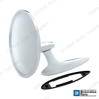 Exterior Mirror With Bow Tie Logo For 1963-64 Chevy Impala