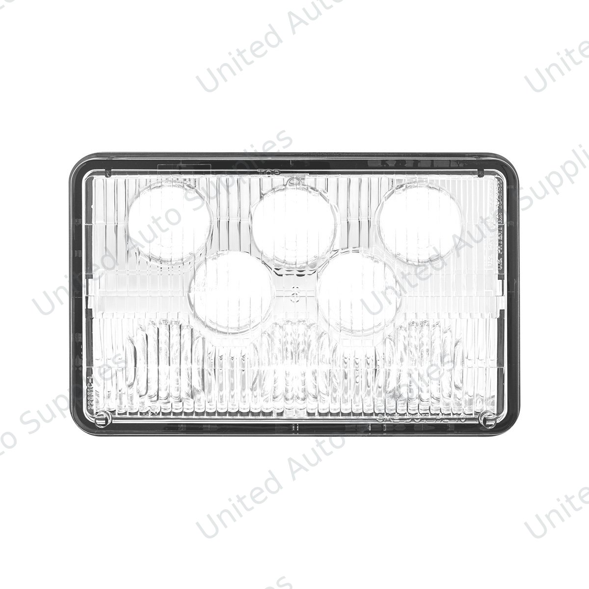 ULTRALIT - 8 High Power LED 4" X 6" Headlight - Low Beam