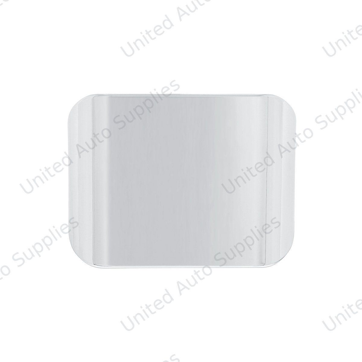Chrome Plastic Hitch Cover For 2" X 2" Trailer Hitch Receivers