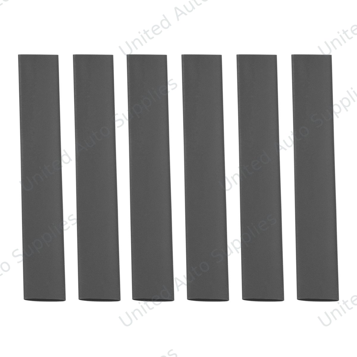 3/8" I.D. Black Heat Shrink Tubing, 4" Long (6-Pack).