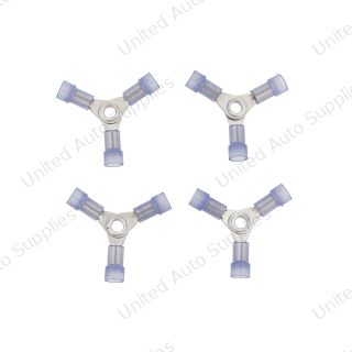 16-14 AWG 4-Way (X) Nylon Connector (4-Pack)