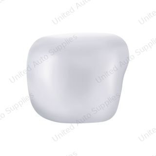 Chrome Plastic Hood Mirror Cover For 2018-2026 Freightliner Cascadia-Driver