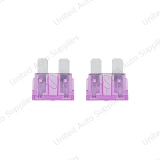 3 Amp Purple ATC/ATO Fuse (2-Pack)