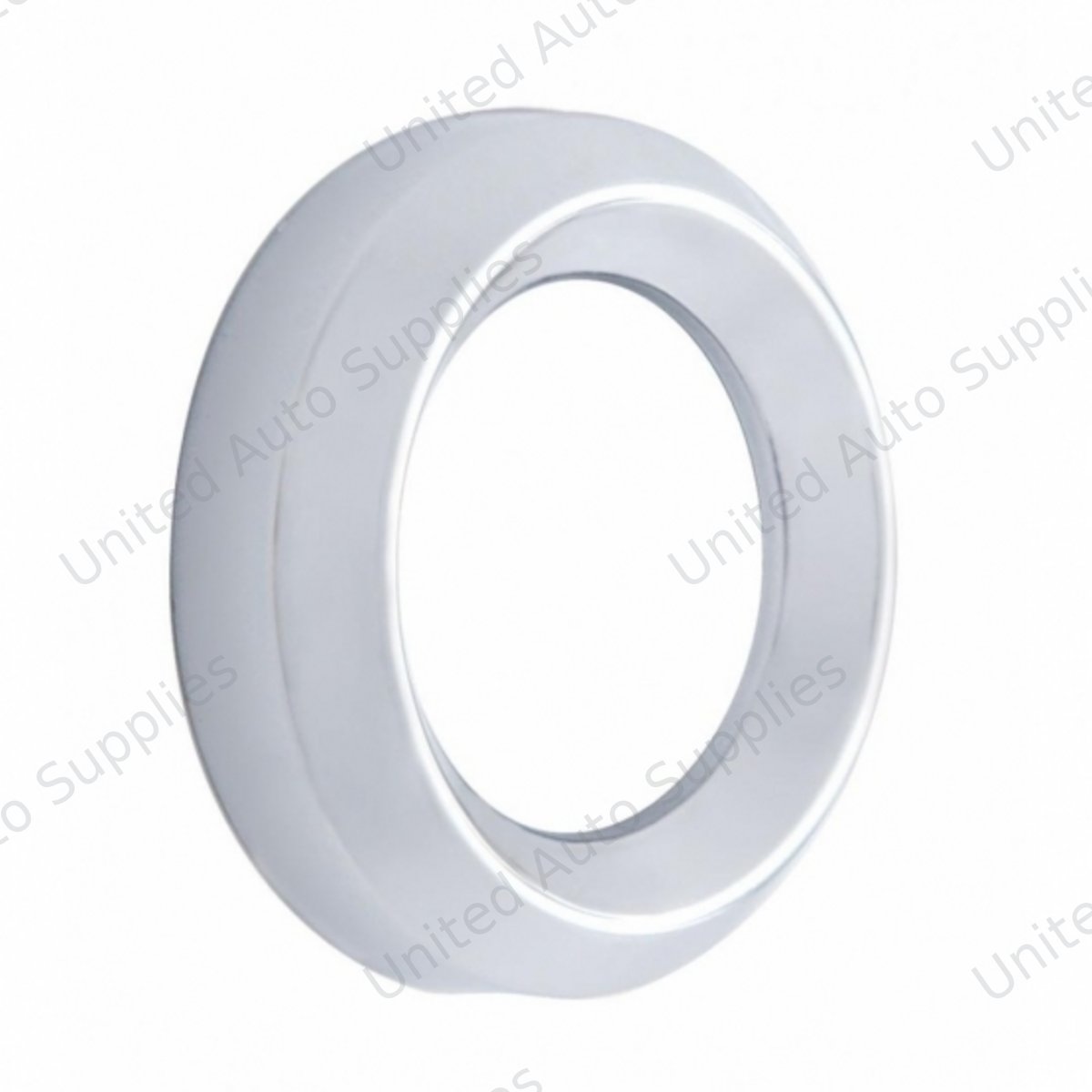 Chrome Plastic Oil Pressure Gauge Cover For Peterbilt 359