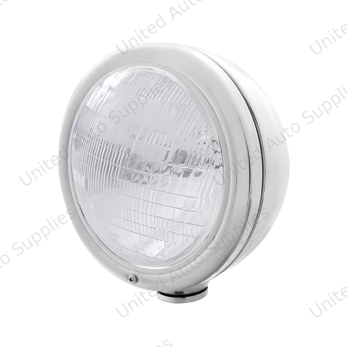 Stainless Steel Classic Headlight 6014 Bulb