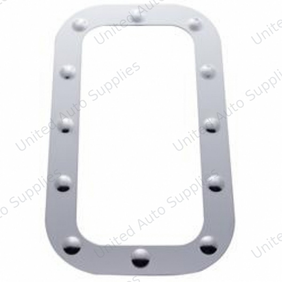 Kenworth Stainless Dimpled Vent Door Trim (Card of 2)